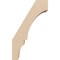 Ekena Millwork 3-inch W x 6-inch D x 10-inch H Balboa Rough Cedar Woodgrain TimberThane Knee Brace, Primed BRCUR03X06X10BOARCPR - alternate 5